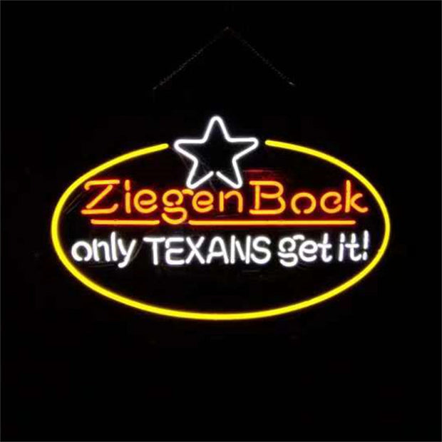 Ziegen Bock Only Texans Get it Neon Light Sign