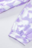 Women Tie-Dye Drop Shoulder Round Neck Sweatshirt