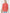 Women Cardigan Sweater Contrast Exposed Seam Open Front Orange Colored
