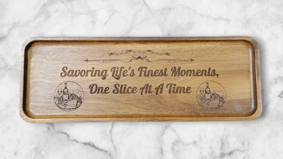 Acacia Wood - Charcuterie Board - Custom Crafting Alliance