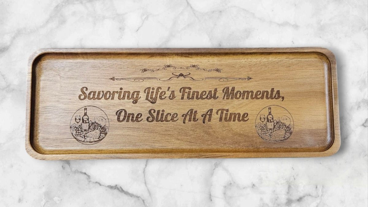 Acacia Wood - Charcuterie Board - Custom Crafting Alliance