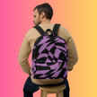 Psychedelic Abstract Dance Backpack for EDM Lovers