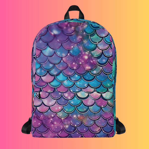 Mermaid Scale Festival Backpack - Perfect for Rave Adventures