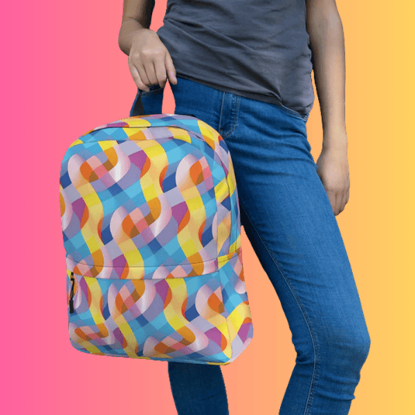 Abstract Festival Backpack - The Ultimate Companion for Your Rave Adventures