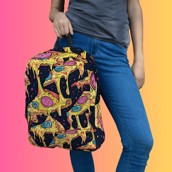 Melting Pizza Festival Bag - Essential Rave Accessory for EDM Lovers
