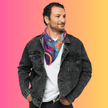 Vibrant Hippie Bandana for Festivals and Raves