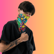 Vibrant Hippie Bandana for Festivals and Raves
