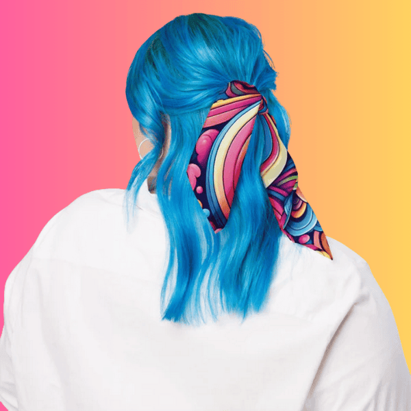 Vibrant Abstract Bandana for Raves and Music Festivals