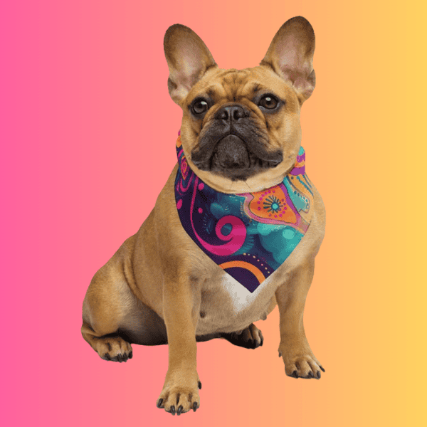 Vibrant Hippie Bandana for Festivals and Raves