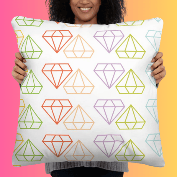 Dimond Pillow - Essential Rave Accessory for EDM Lovers