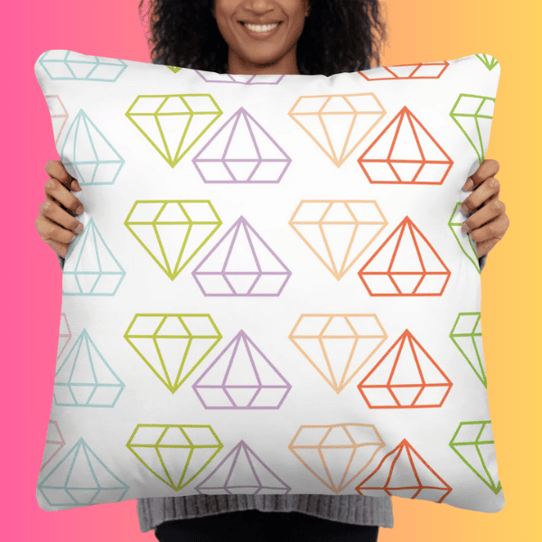 Dimond Pillow - Essential Rave Accessory for EDM Lovers