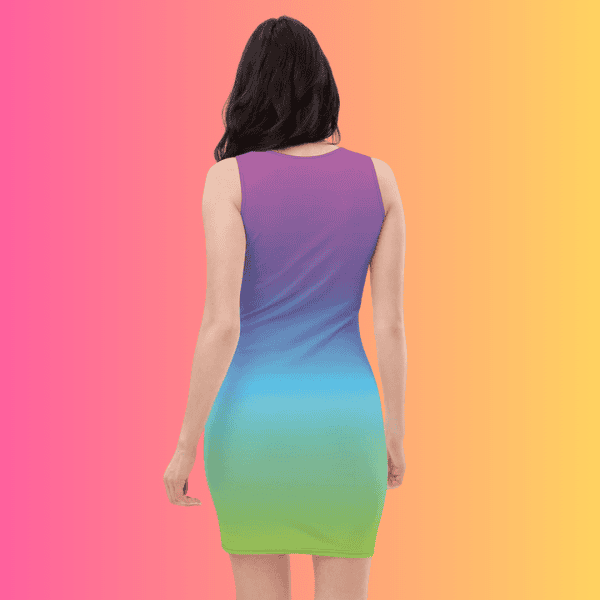 Electric Bodycon Dress for Raves and Festivals