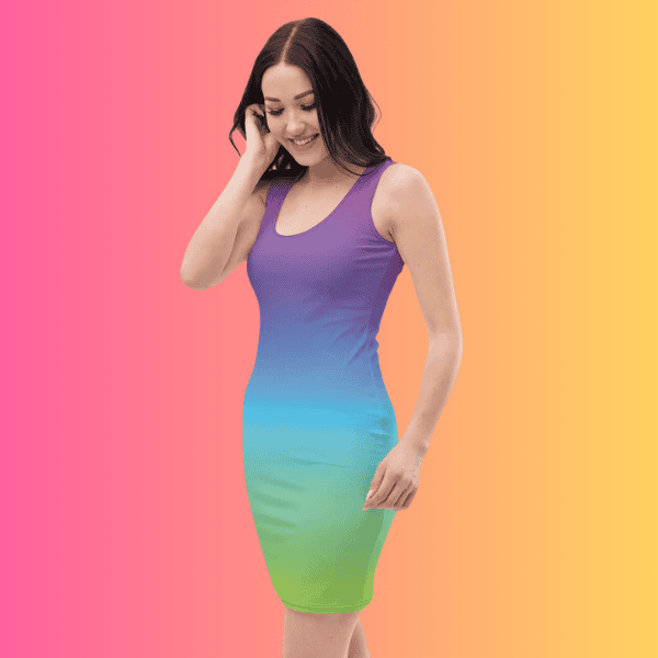 Electric Bodycon Dress for Raves and Festivals