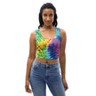 Vibrant Tie-Dye Crop Top for Ultimate Festival Vibes