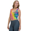 Vibrant Tie-Dye Crop Top for Festival Vibes