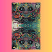 Psychedelic Festival Flag - 100% Polyester Wall Art for Rave Vibes