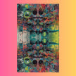 Psychedelic Festival Flag - Vibrant Wall Decor for EDM Lovers