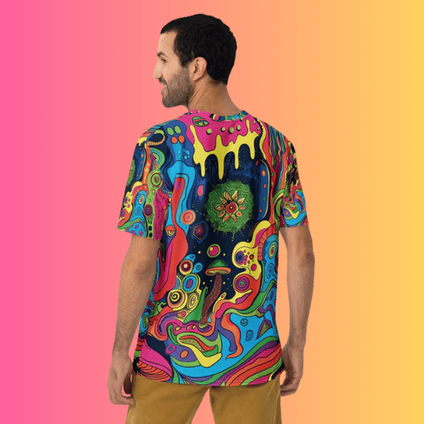 Psychedelic Trippy Abstract T-Shirt for Raves and Festivals