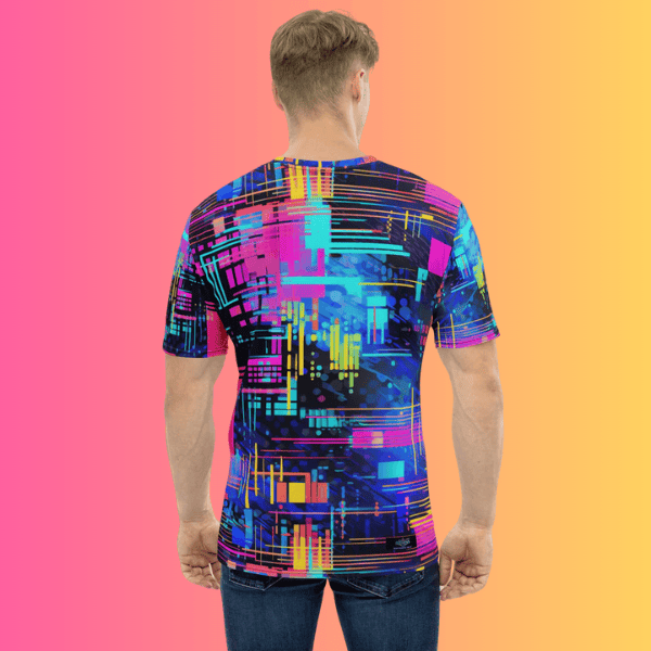 Men's Vibrant Festival Vibe Tee - Perfect for Raves and Outdoor Festivals