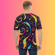 Psychedelic Vibes Men's Festival T-Shirt for EDM Fans