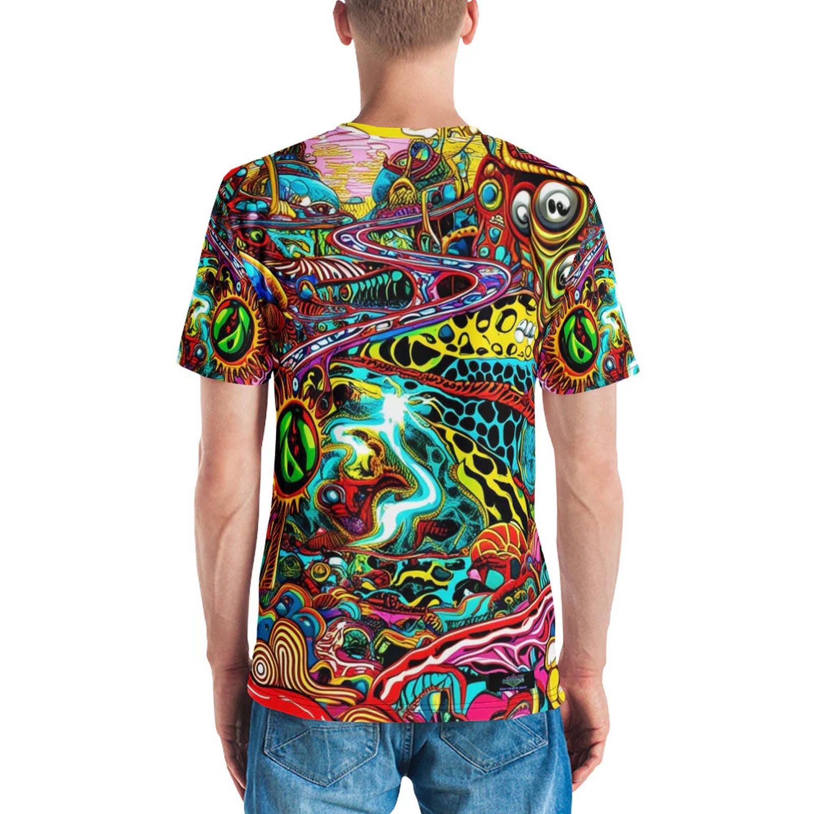 Cosmic Vibes Men's Festival T-Shirt - Elevate Your EDM Experience
