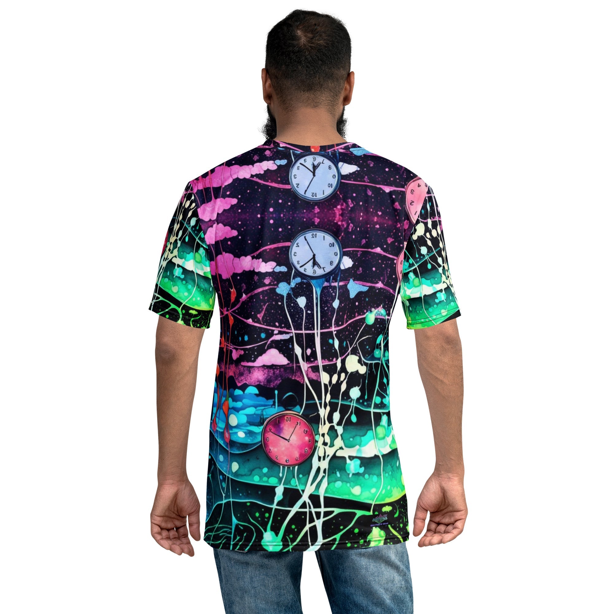 Neon Wonderland Rave Men's T-Shirt for EDM Festivals