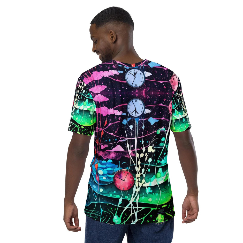 Neon Wonderland Rave Men's T-Shirt for EDM Festivals