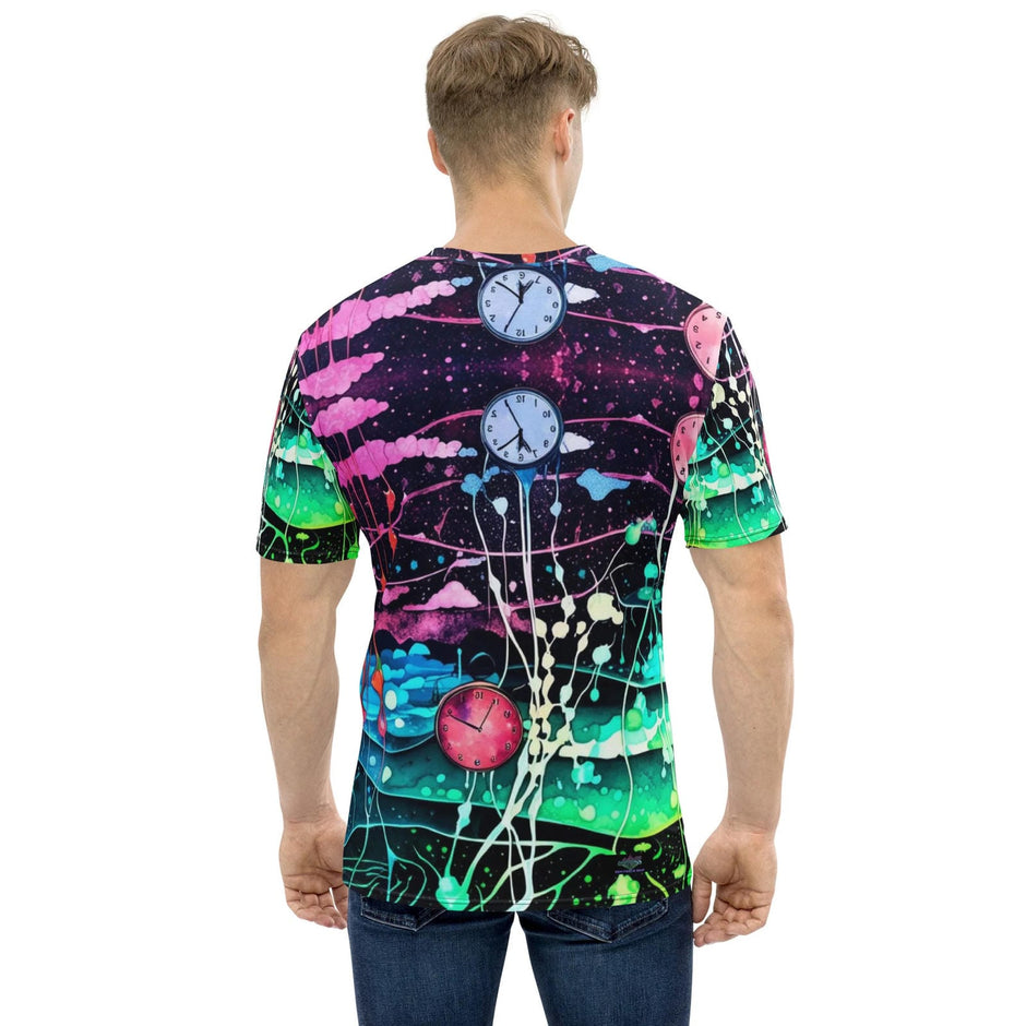 Neon Wonderland Rave Men's T-Shirt for EDM Festivals