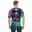 Neon Wonderland Rave Men's T-Shirt for EDM Festivals