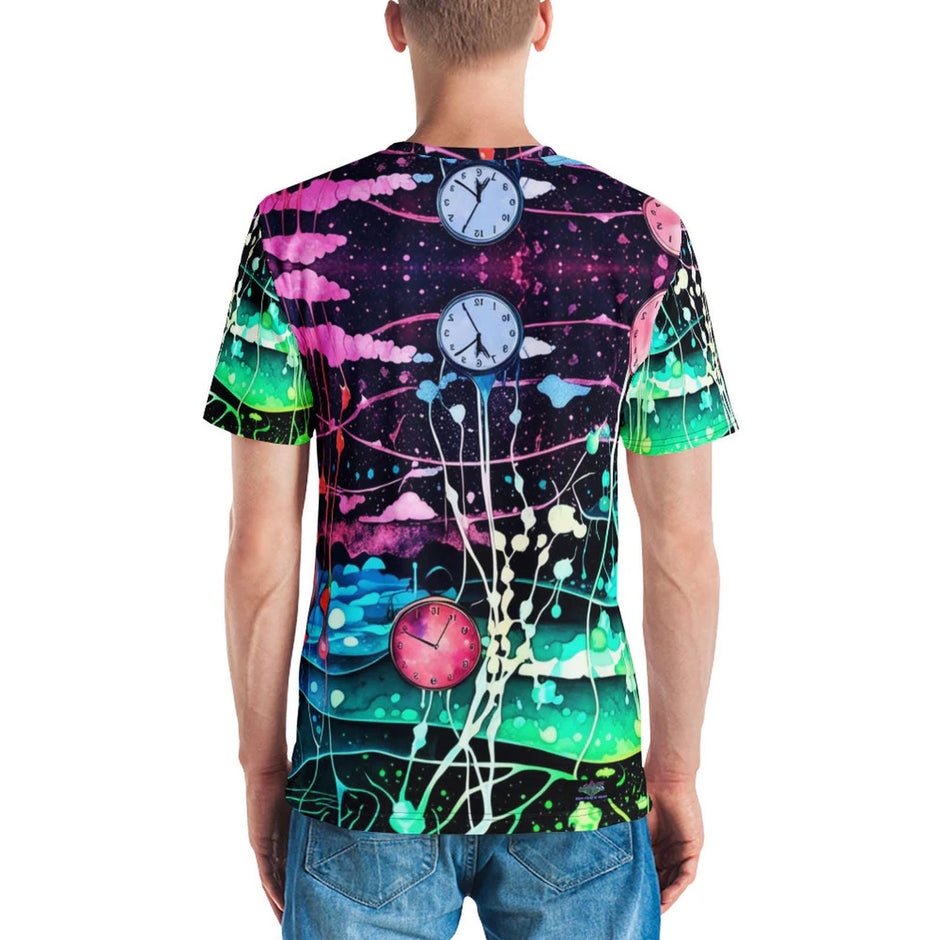 Neon Wonderland Rave Men's T-Shirt for EDM Festivals