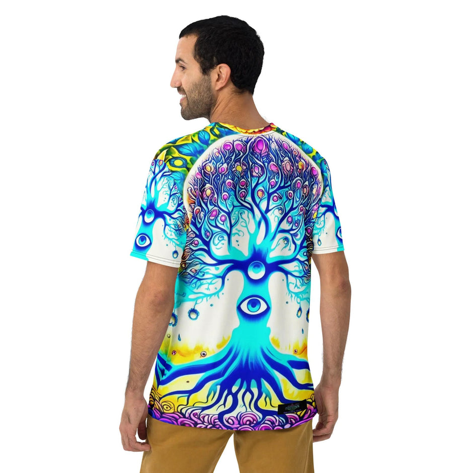 Cosmic Supreme Being Eye Men's T-Shirt for Rave Lovers