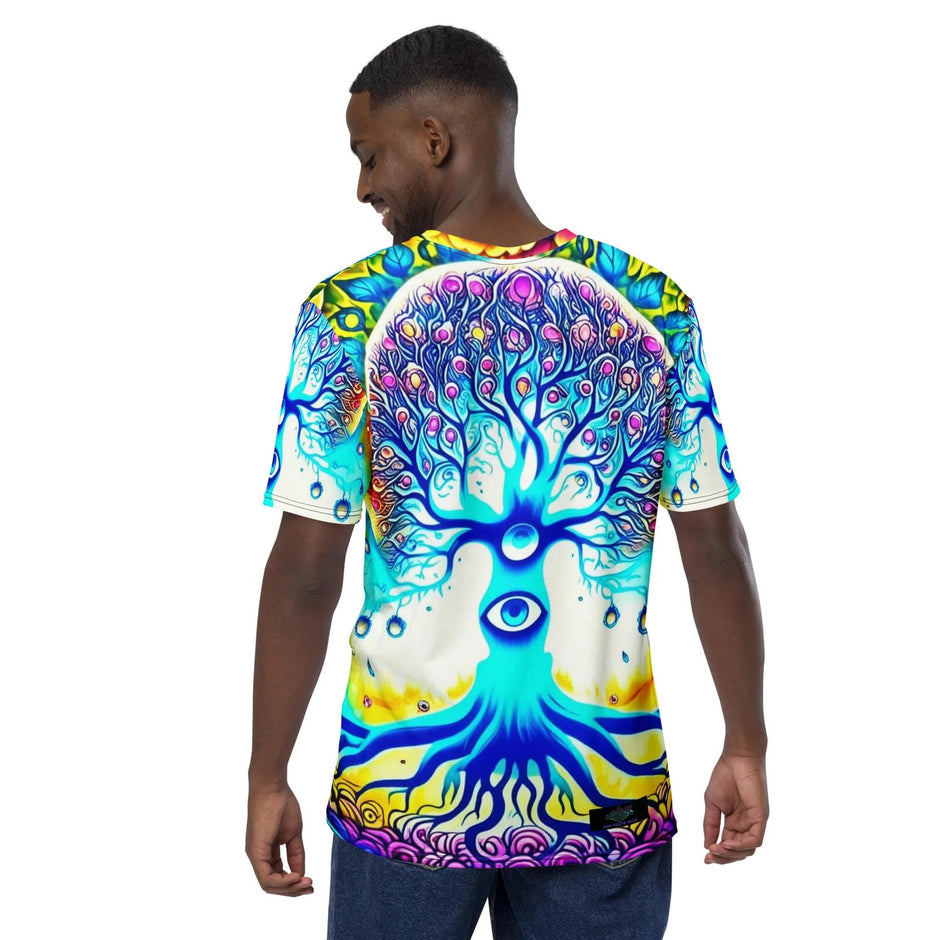 Cosmic Supreme Being Eye Men's T-Shirt for Rave Lovers