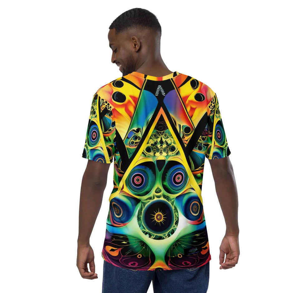 Vortex Illuminati Men's Festival T-Shirt for EDM Enthusiasts
