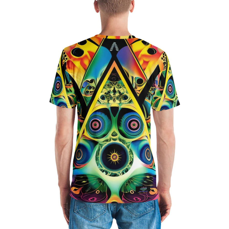 Vortex Illuminati Men's Festival T-Shirt for EDM Enthusiasts