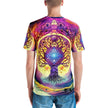 Galactic Vision Tree Men's T-Shirt for Epic Festival Vibes
