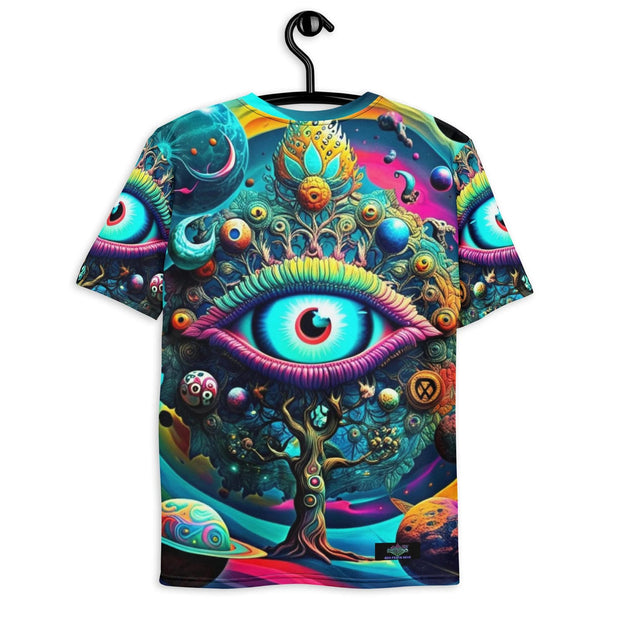 Tree of All Seeing Men's Rave Tee for EDM Festivals