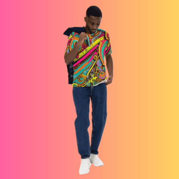 Vibrant Men's Festival T-Shirt for Rave Lovers