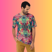 Electrifying Trippy Abstract EDM T-Shirt for Passionate Festival Goers