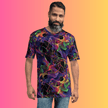 Psychedelic Vibes Men's Festival T-Shirt - Ultimate Rave Gear for EDM Lovers