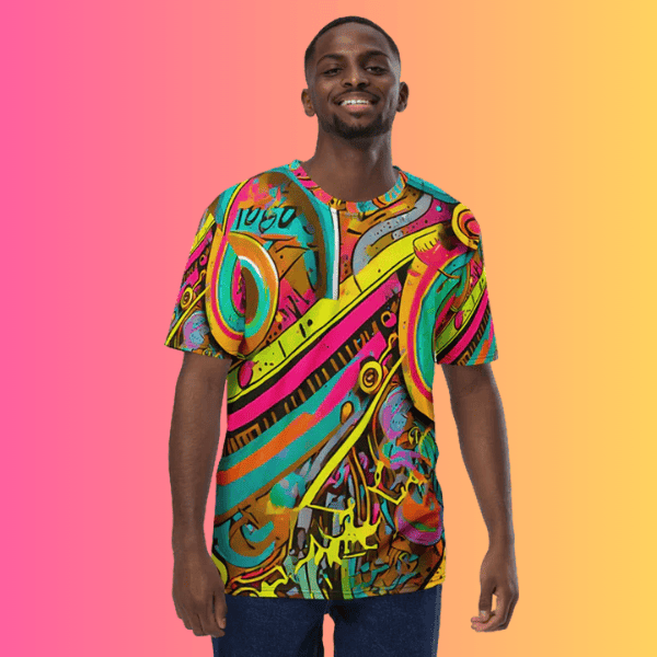 Vibrant Men's Festival T-Shirt for Rave Lovers