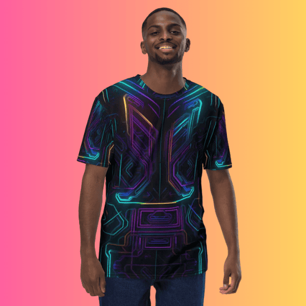 Festival Vibes Men's Playful T-Shirt for Rave Enthusiasts