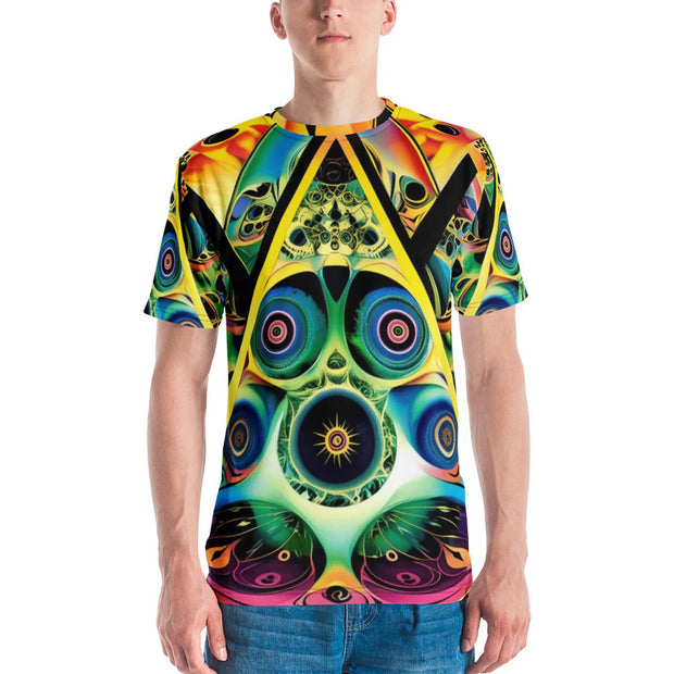 Vortex Illuminati Men's Festival T-Shirt for EDM Enthusiasts