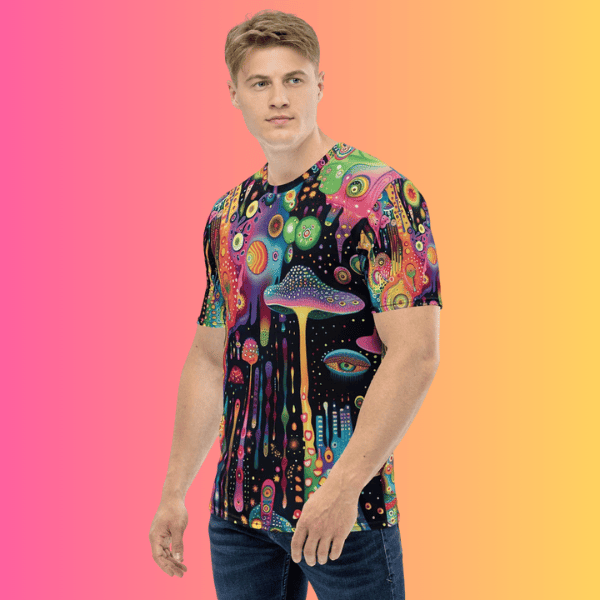 Psychedelic Festival Vibes T-Shirt for Men – Embrace the EDM Spirit