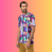 Vibrant Men’s Festival Vibes T-Shirt for EDM Lovers