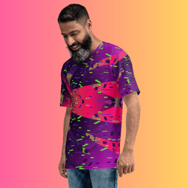 Men's Vibrant Festival Vibe T-Shirt for EDM Enthusiasts