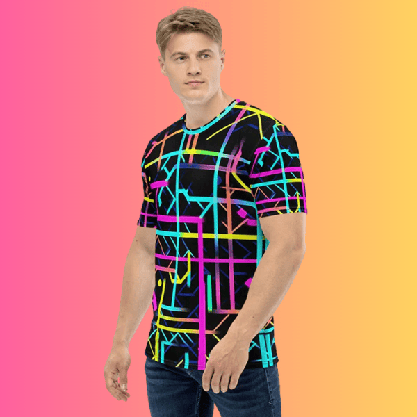 Men's Vibrant Festival Vibes T-Shirt - Perfect Rave Gear for EDM Lovers