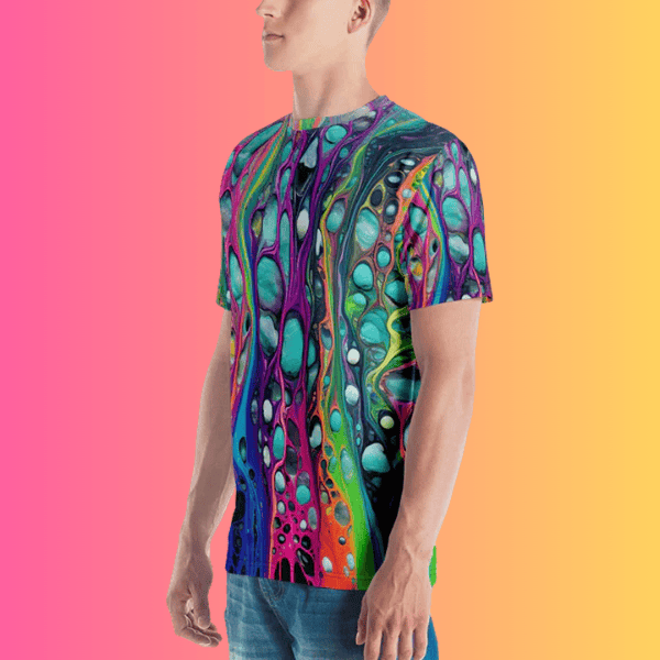 Psychedelic Vibes Men’s Festival T-Shirt - Ultimate Rave Gear