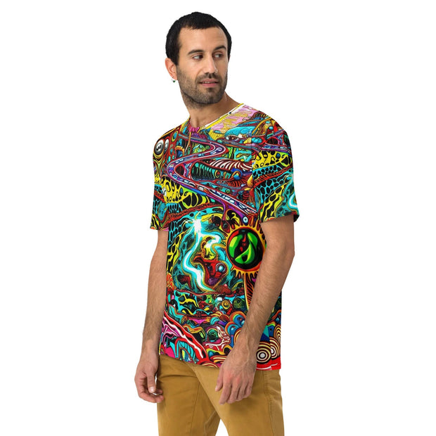 Cosmic Vibes Men's Festival T-Shirt - Elevate Your EDM Experience