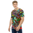Cosmic Vibes Men's Festival T-Shirt - Elevate Your EDM Experience