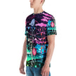 Neon Wonderland Rave Men's T-Shirt for EDM Festivals